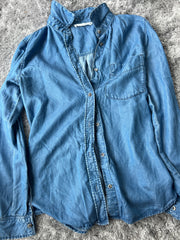 Mango denim jean shirt - XS