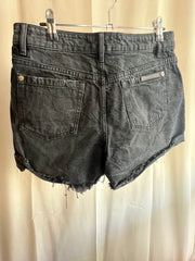 Sass & Bide black denim jean shorts - 27”