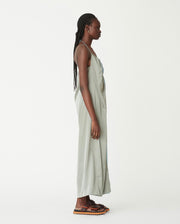 BLANCA pisces light blue green slip dress - XS/S